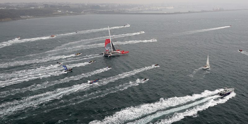 SAILING – IDEC SPORT JULES VERNE TROPHY RECORD