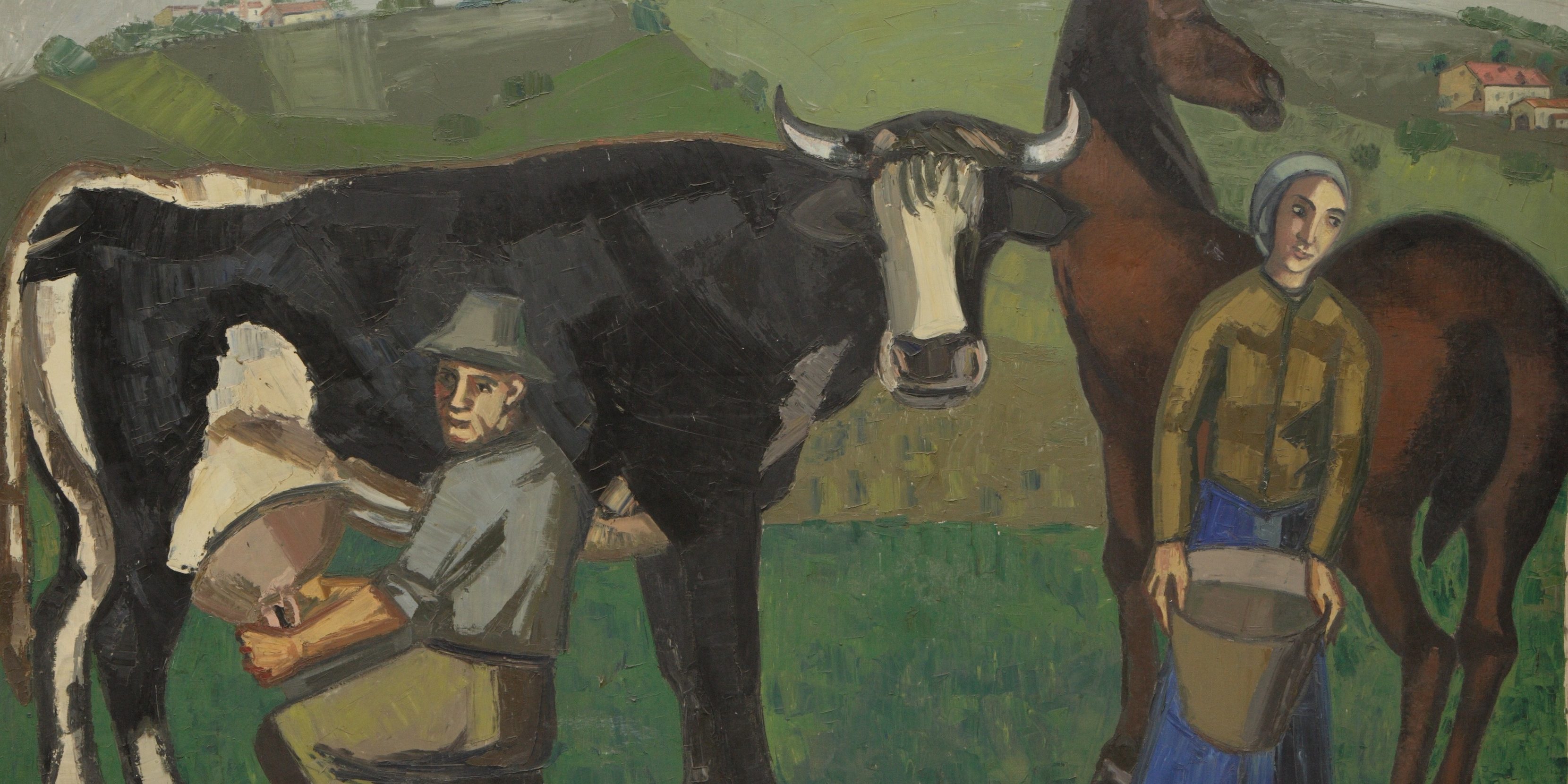 Scène de campagne, Jean Couty ©ADAGP