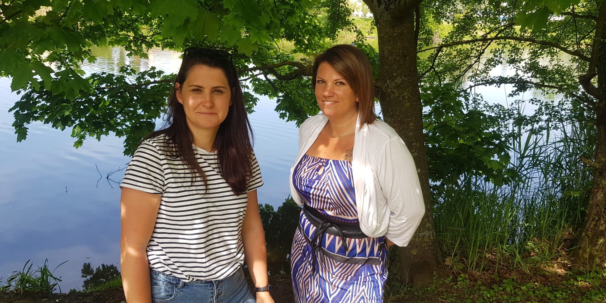 Jennifer FRALIN (droite) – Samantha VERMEERE (gauche) – Tour de France 2022, gendarmerie nationale, sur le media misskonfidentielle © Valérie Desforges