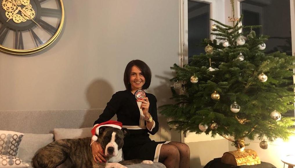 Noël et les animaux – Céline Gardel, les 4 pattounes et Miss K © Céline Gardel