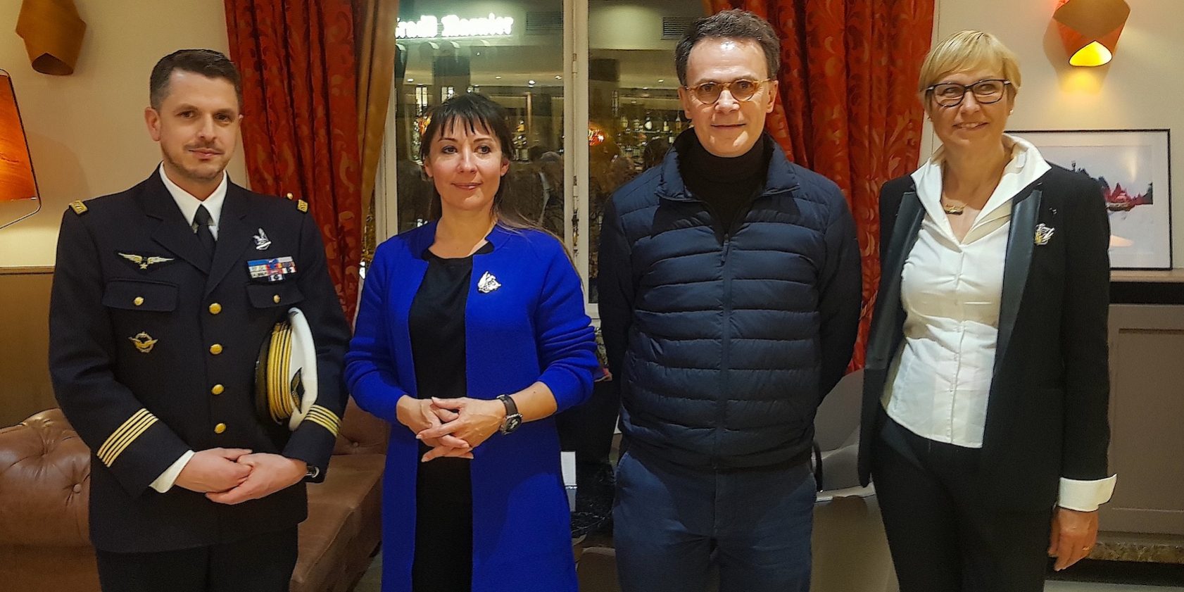 Les Peintres de l’Air et de l’Espace – Julien RESPLANDY, Céline GIO MANETTA, Damien CAZE, Aline Gonzales -Cercle National des Armées – misskonfidentielle.com © Valérie Desforges