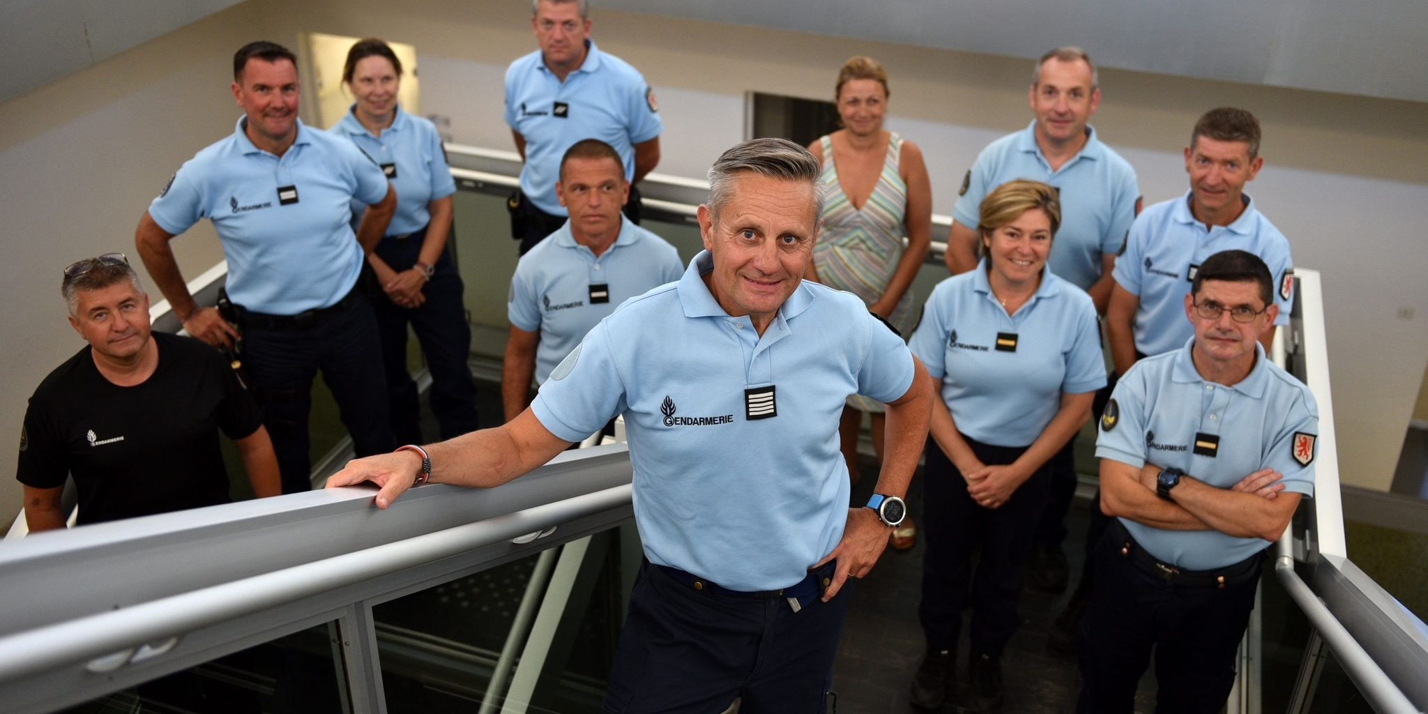 Philippe PHAVORIN-Frédéric CROS-Cyrille OLEJNICZAK-Nathalie PIQUET-Dimitri VOGEL-Albino MARTINS-Claude DURIEZ-Sébastien JOUCLAS-Nathalie MERIC-Nicolas NENIL-Philippe GRAU © Valérie Desforges