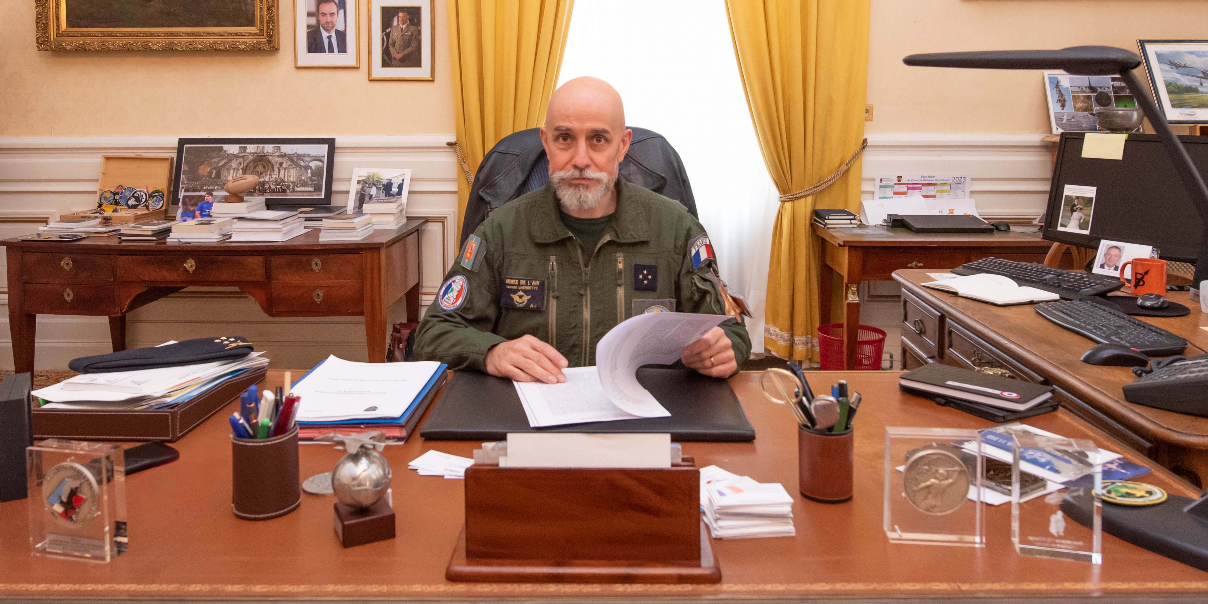GCA Laurent Lherbette au HQG de Bordeaux _ sur le media misskonfidentielle.com © Armée de l’Air et de l’Espace