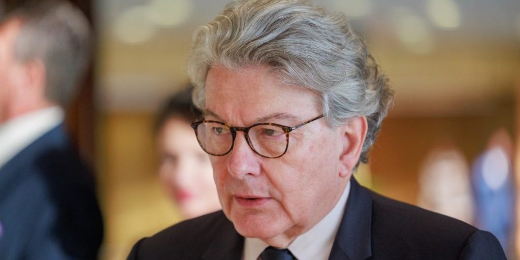 Le commissaire au Marché intérieur Thierry Breton a demandé au magnat américain d’apporter une réponse dans les 24 heures © Christophe Licoppe – Commission européenne