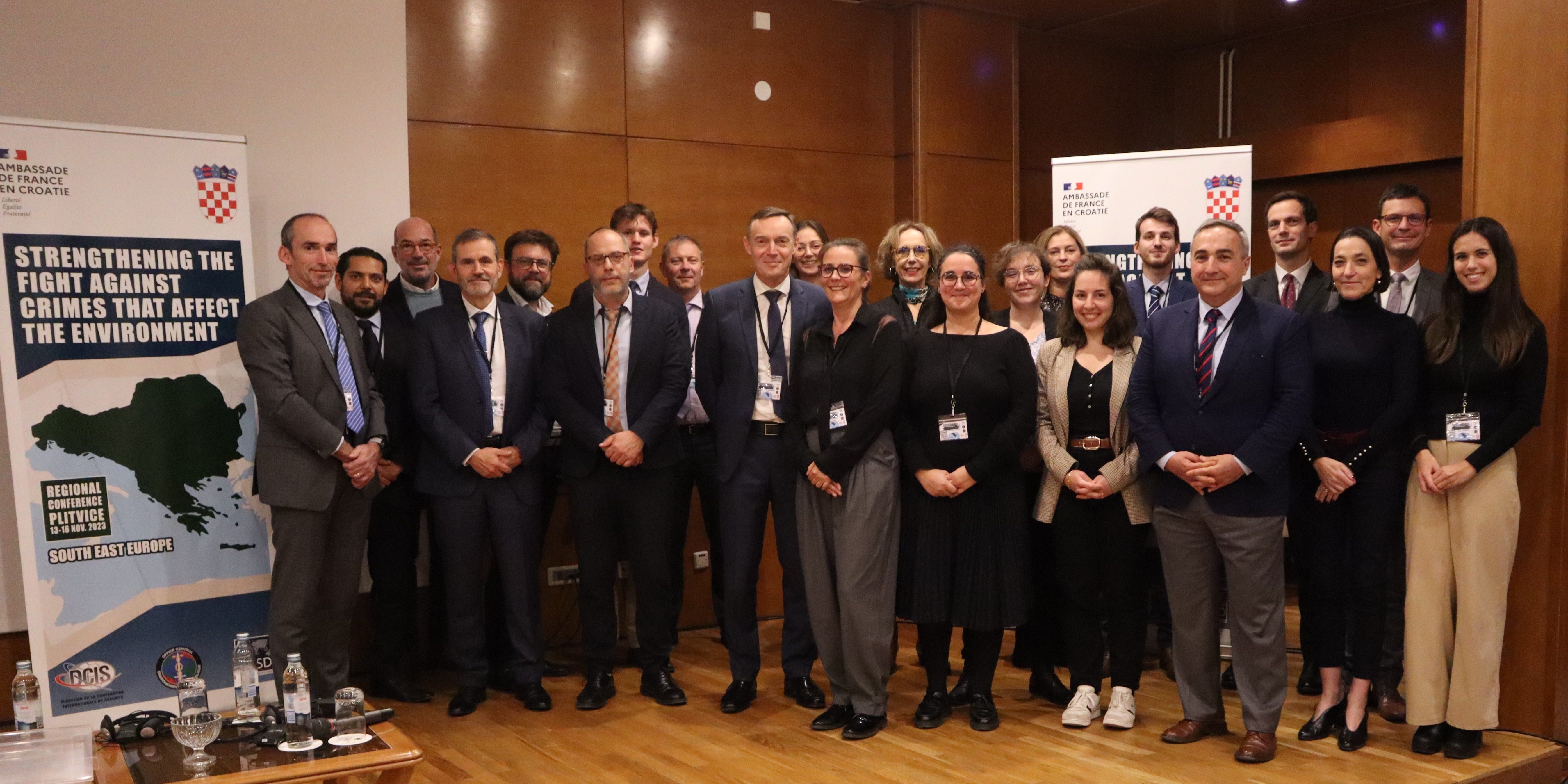 French team in National Park of Plitvice, Croatia (13-16 November 2023) © DCIS