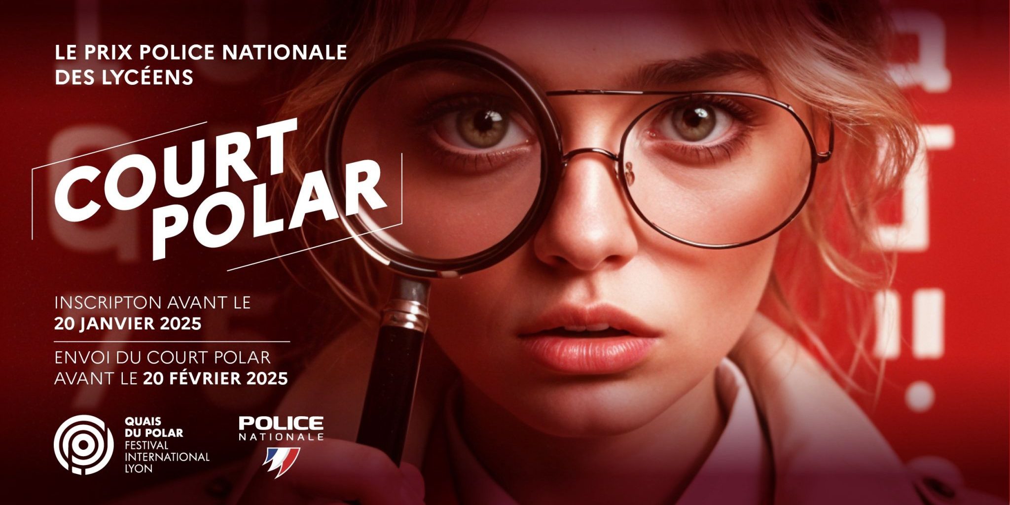 La Police nationale et le festival international “Quais du Polar” créent ensemble un concours littéraire à destination des lycéens – court polar