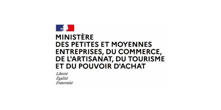 Logo du ministère des Petites et Moyennes entreprises, du Commerce, de l’Artisanat, du Tourisme et du Pouvoir d’achat