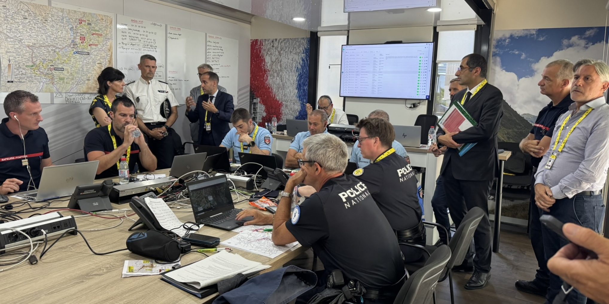 TDF2026 en Isère – Réunion de préparation avec les forces de sécurité et de secours © PREF38